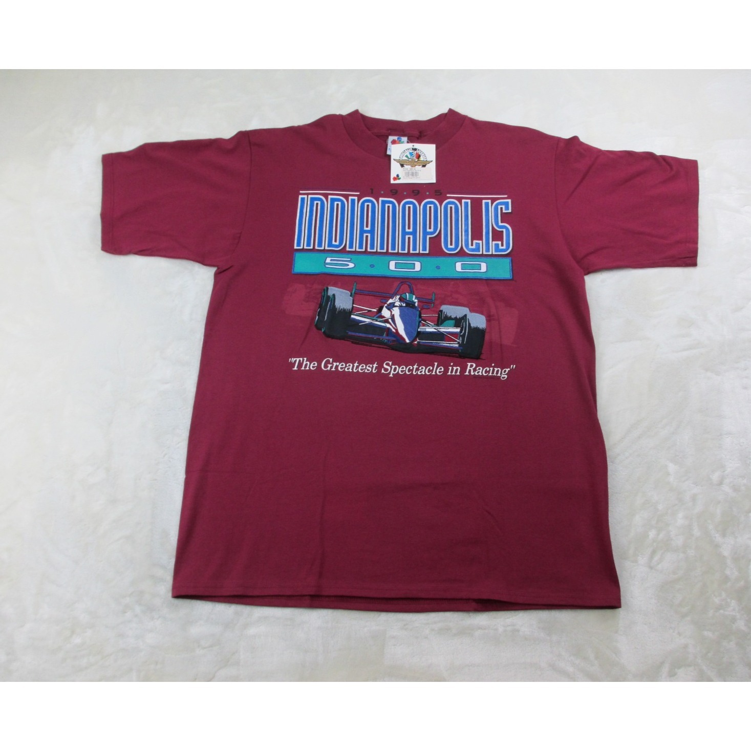 New Vintage Indianaplois 500 Shirt Mens Extra Large Red Racing Motor Speedway